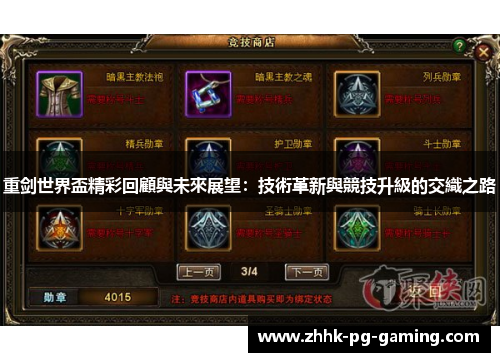 重剑世界盃精彩回顧與未來展望：技術革新與競技升級的交織之路